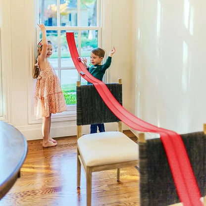 Race Track Car Ramp Toy – Gliding Rail Racing Set for Toddlers