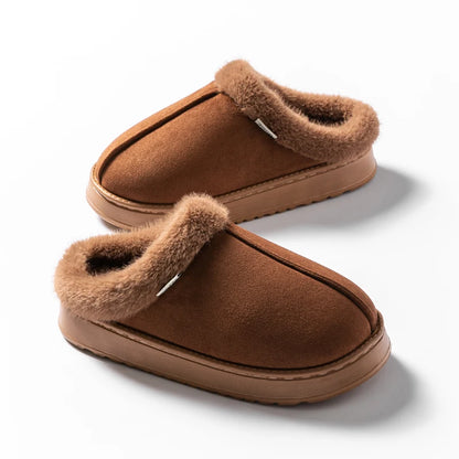 Women's Fluffy Winter Slippers – Warm Non-Slip House Slippers