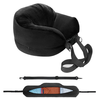 Coussin de voyage pour la nuque à remplir – Housse en U à garnir avec des vêtements
