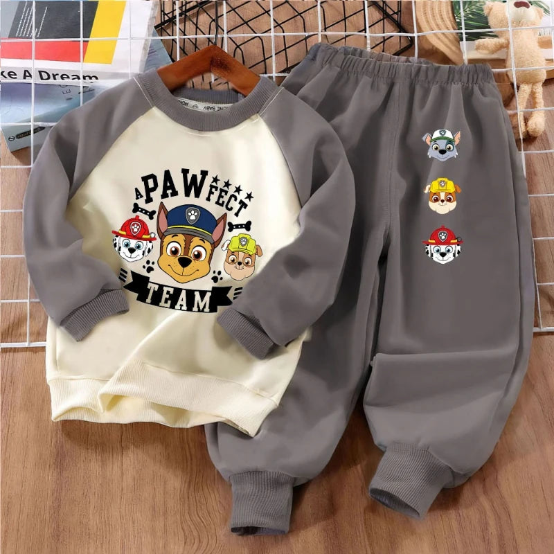 Boys' PAW Patrol Spliced Hoodie Set - 2-Piece Hoodie & Pants Suit, 9M-8Y
