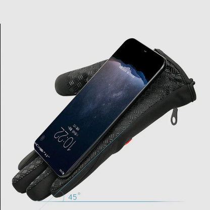 Guantes de invierno unisex repelentes al agua con pantalla táctil (2 pares)