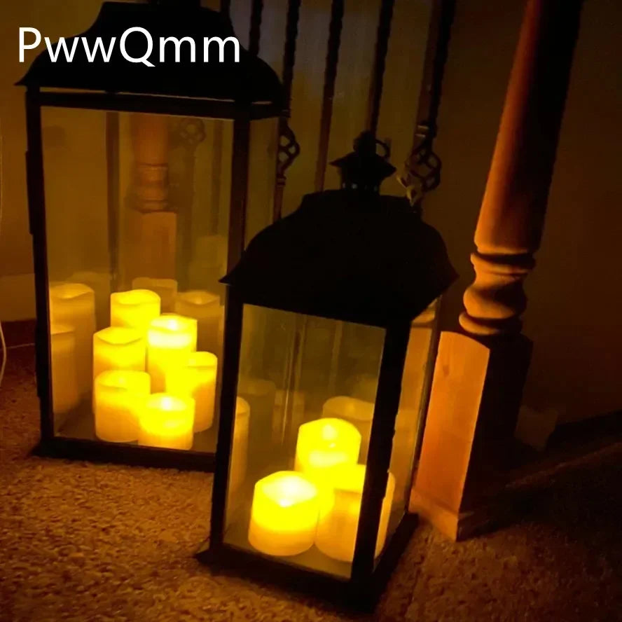 Flameless Flickering LED Candles Lamp Home Decoration Battery Powered Candles for Wedding Decor Birthday Party Supplies Warm