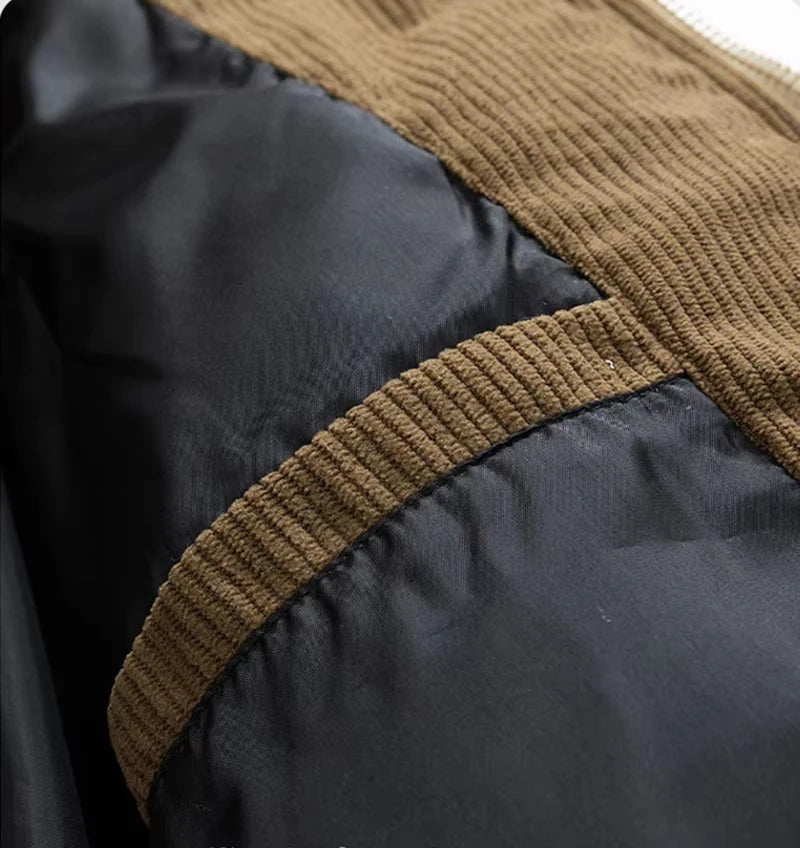 Men's Winter Jacket Hooded Casual Warm Cotton Jacket Thickened Fleece Lined Zipper Front Parka Winter Cold-Proof Coat 2026