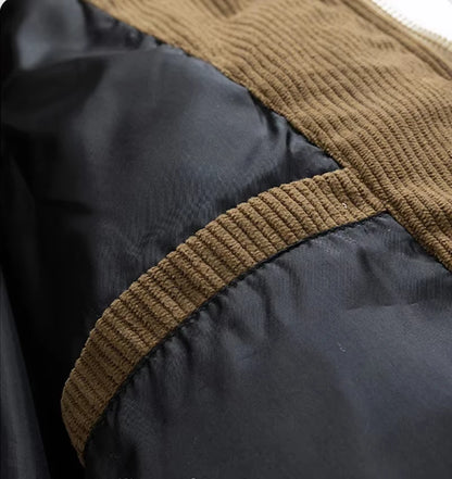 Dicke Herren-Freizeitjacke aus Polyester