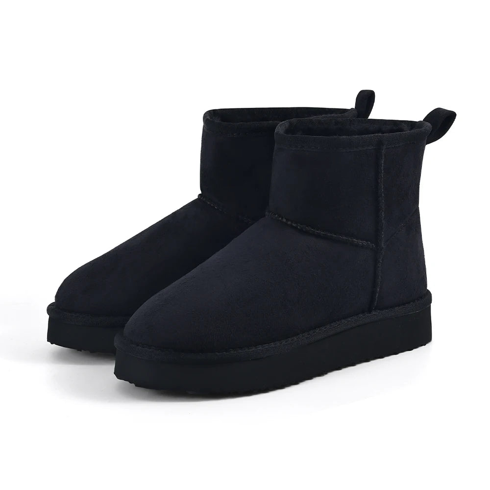 Evshine Memory Foam Ankle Boot Trending Shoes For Women Waterproof Women Snow Boots Female Snow Boots Suede Winter Warm Boots