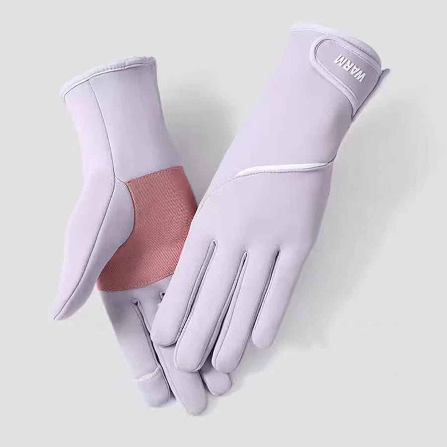 Women's Fleece-Lined Thermal Touchscreen Gloves