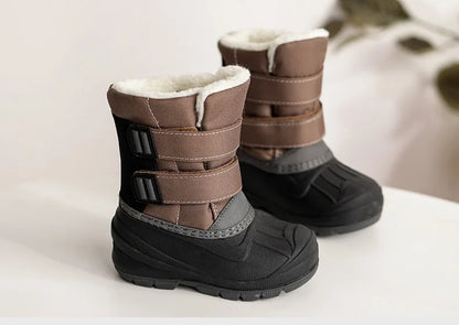Toddler Animal Snow Boots – Plush-Lined Non-Slip Winter Boots