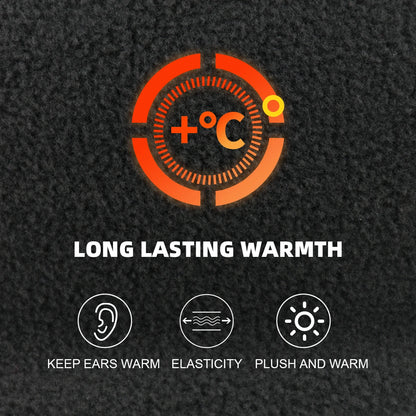 Ponytail Ear Warmer Headband – Windproof Winter Running Headband