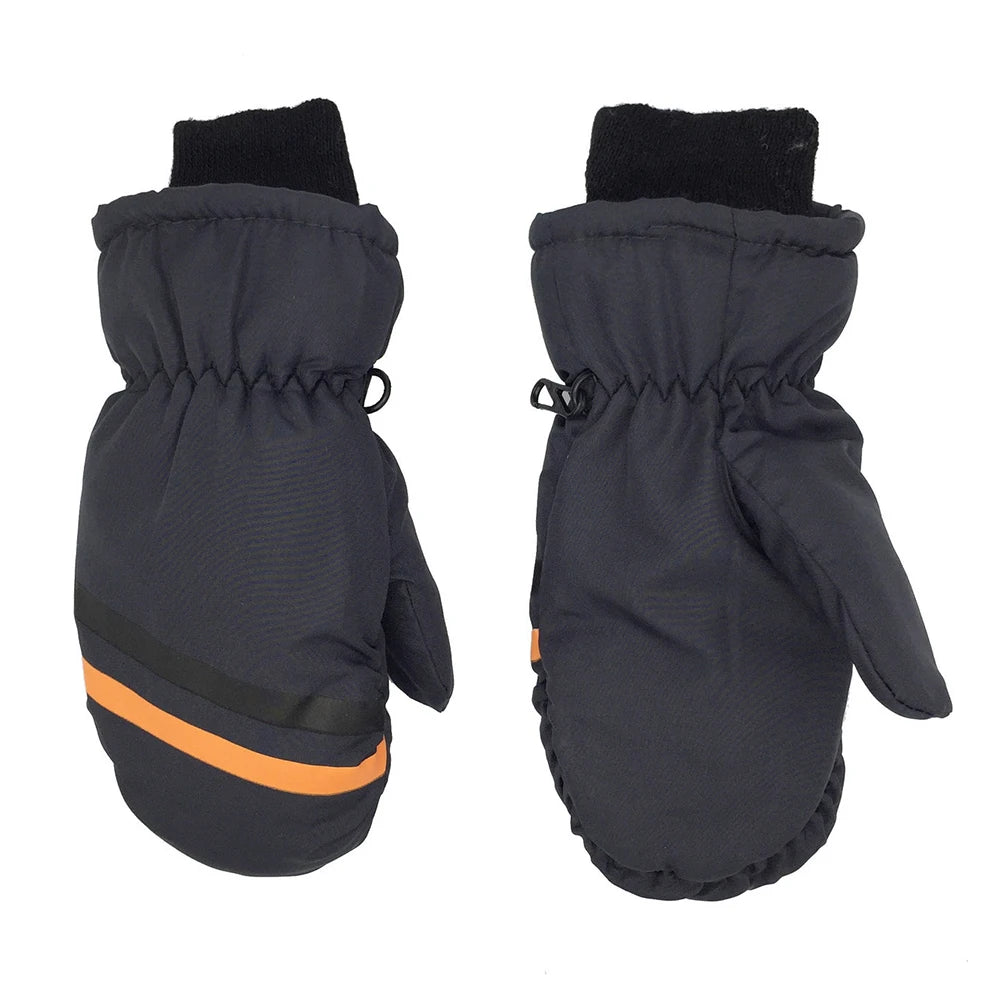 Kids' Insulated Snow Mittens – Long Cuff, Ages 1 to 12