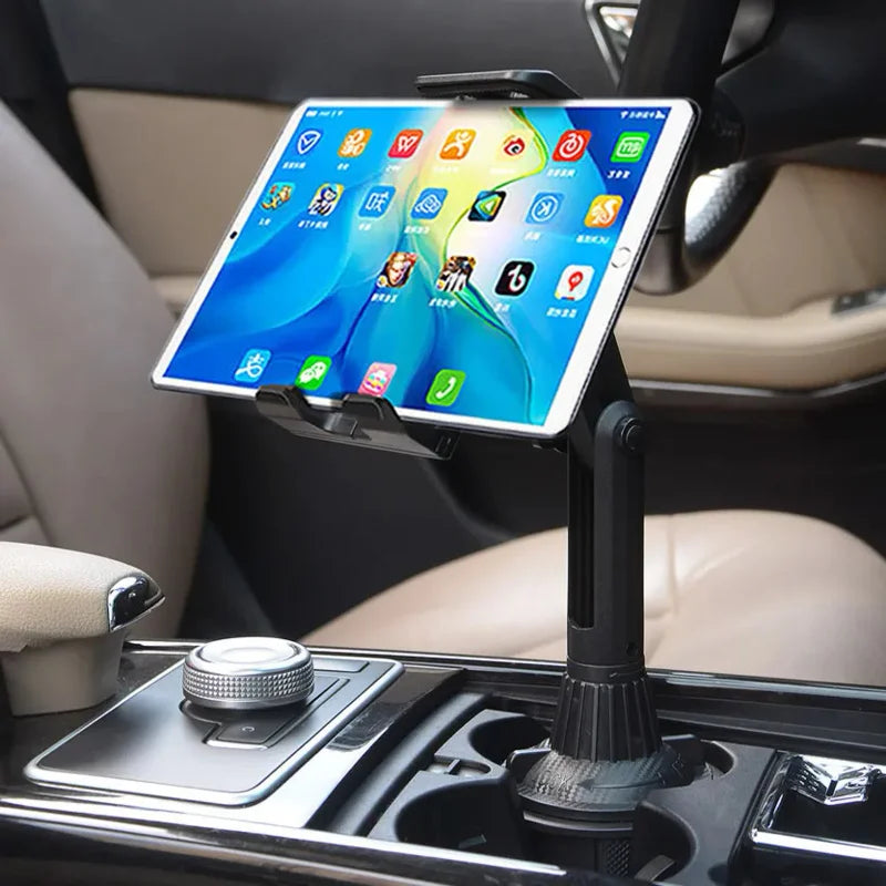 Car Cup-Holder Phone & Tablet Mount, 4–11 Inch