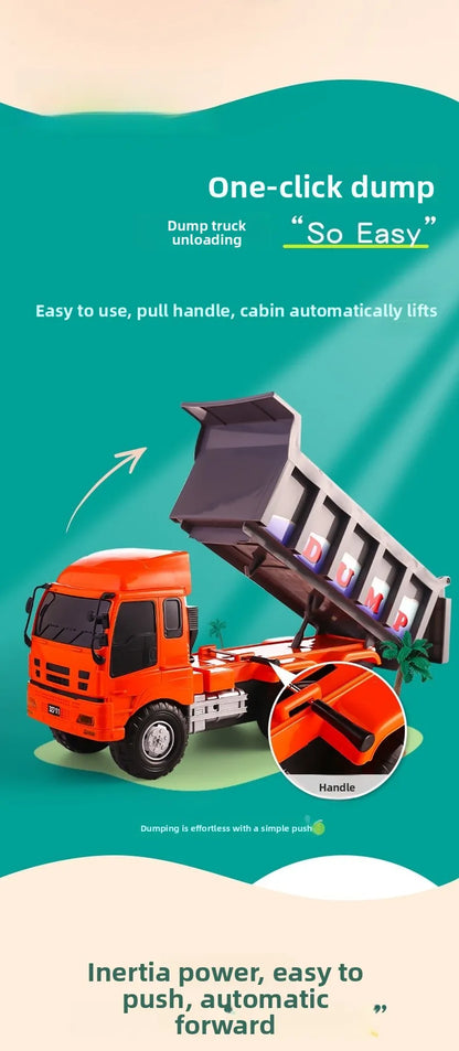 Giant Ride-On Dump Truck Toy – Extra-Large Construction Truck