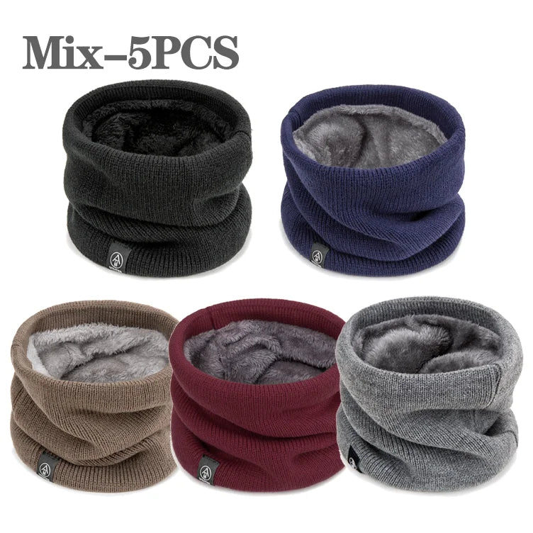 Fleece-Lined Winter Neck Warmer – Windproof Unisex Neck Gaiter