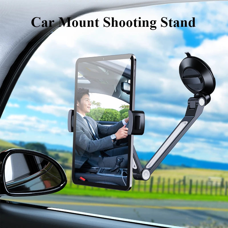 360° Car Suction-Cup Phone & Tablet Holder