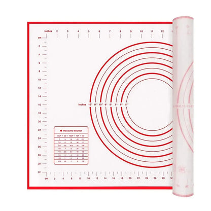 Silicone Baking & Pastry Mat – Non-Stick Dough Rolling Mat