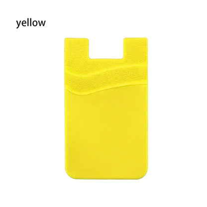 Stick-On Phone Card Holder – Silicone Phone Wallet Pocket