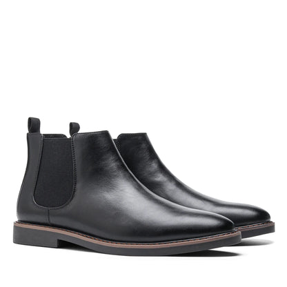 Herren-Chelsea-Boots im Slip-on-Stil mit eckiger Zehenpartie