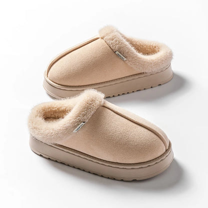 Women's Fluffy Winter Slippers – Warm Non-Slip House Slippers