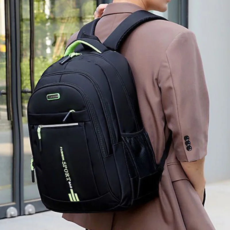 Unisex Business Travel Laptop Backpack - Multi-Compartment Large Capacity Work Bag