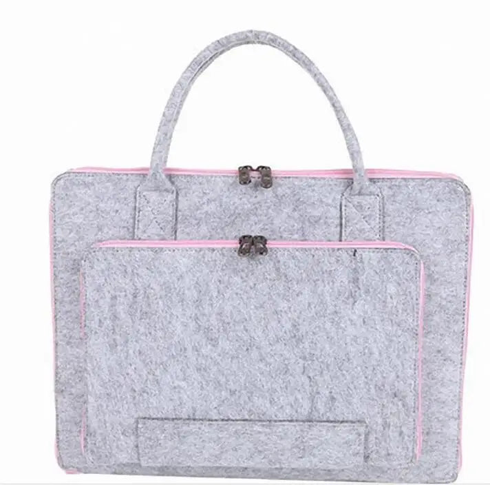 Felt Laptop Sleeve 11"-17" - Soft Notebook Case with Handle for Asus & Lenovo