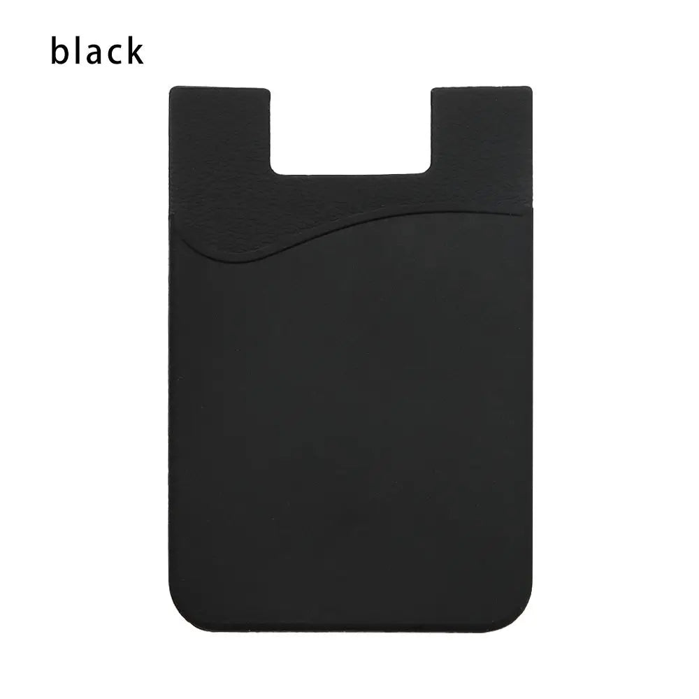 Stick-On Phone Card Holder – Silicone Phone Wallet Pocket
