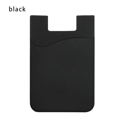 Stick-On Phone Card Holder – Silicone Phone Wallet Pocket