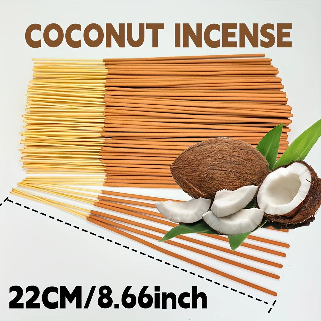 102/202 pieces of natural coconut vanilla scented candles, lasting 30-40 minutes, purify the air, create a fresh atmosphere for the bedroom/living room, suitable for offices, yoga, reading relaxation, and as a creative