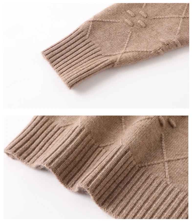 Women's Mock-Neck Knit Sweater