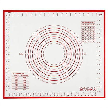 Silicone Baking & Pastry Mat – Non-Stick Dough Rolling Mat
