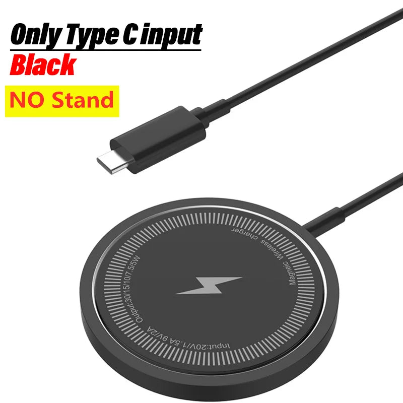 MagSafe-Style Magnetic Wireless Charger for iPhone & AirPods