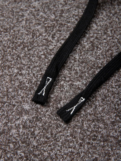 Kapuzenjacke für Herren mit Reißverschluss für den lässigen Lagenlook