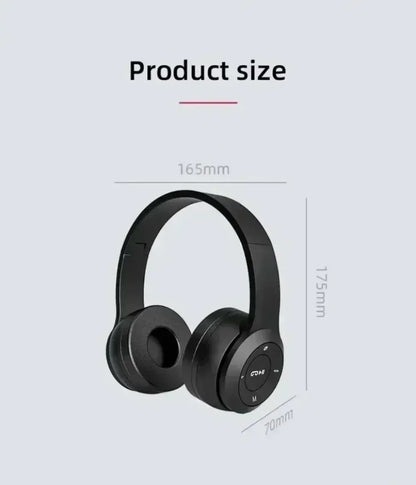Foldable Bluetooth Headphones – Over-Ear Wireless with Mic