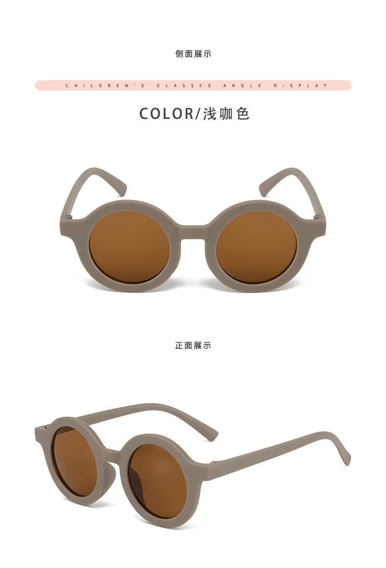 Kids' Round Sunglasses – Toddler & Child Sun Shades, Ages 1–7