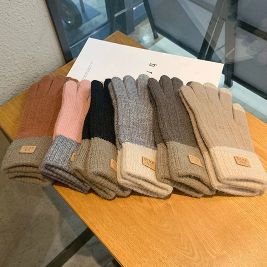 Women's Cable Knit Touchscreen Gloves – Fleece-Lined