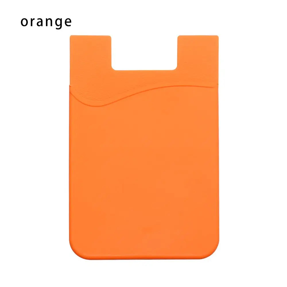 Stick-On Phone Card Holder – Silicone Phone Wallet Pocket