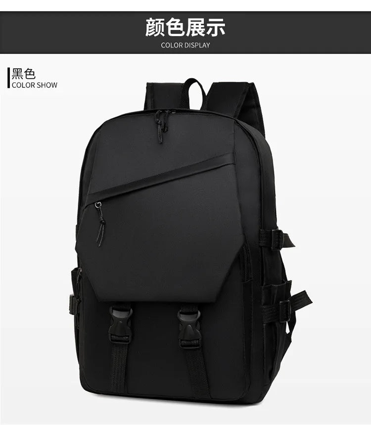 Multi-Functional Student Laptop Backpack - Large Capacity Commuter School Bag