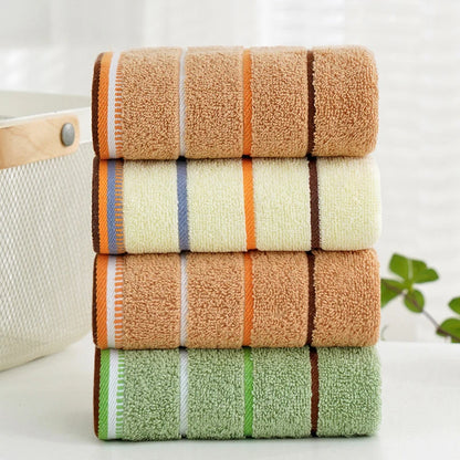 Telo da bagno in cotone a righe – Asciugamano spesso da bagno 35 × 75 cm