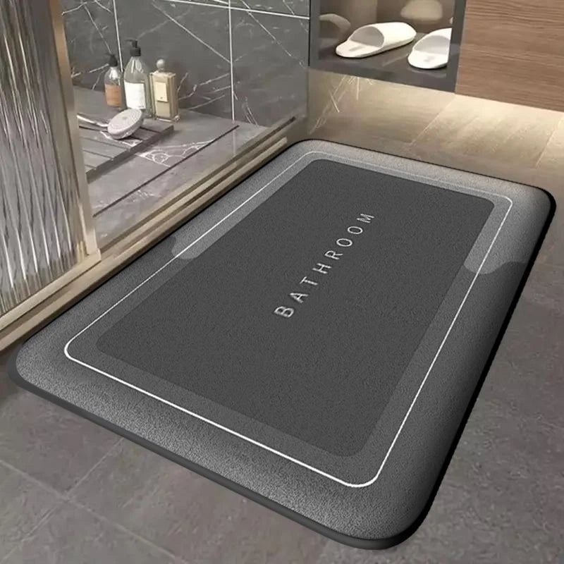 Polyester Absorbent Bathroom & Entry Mat