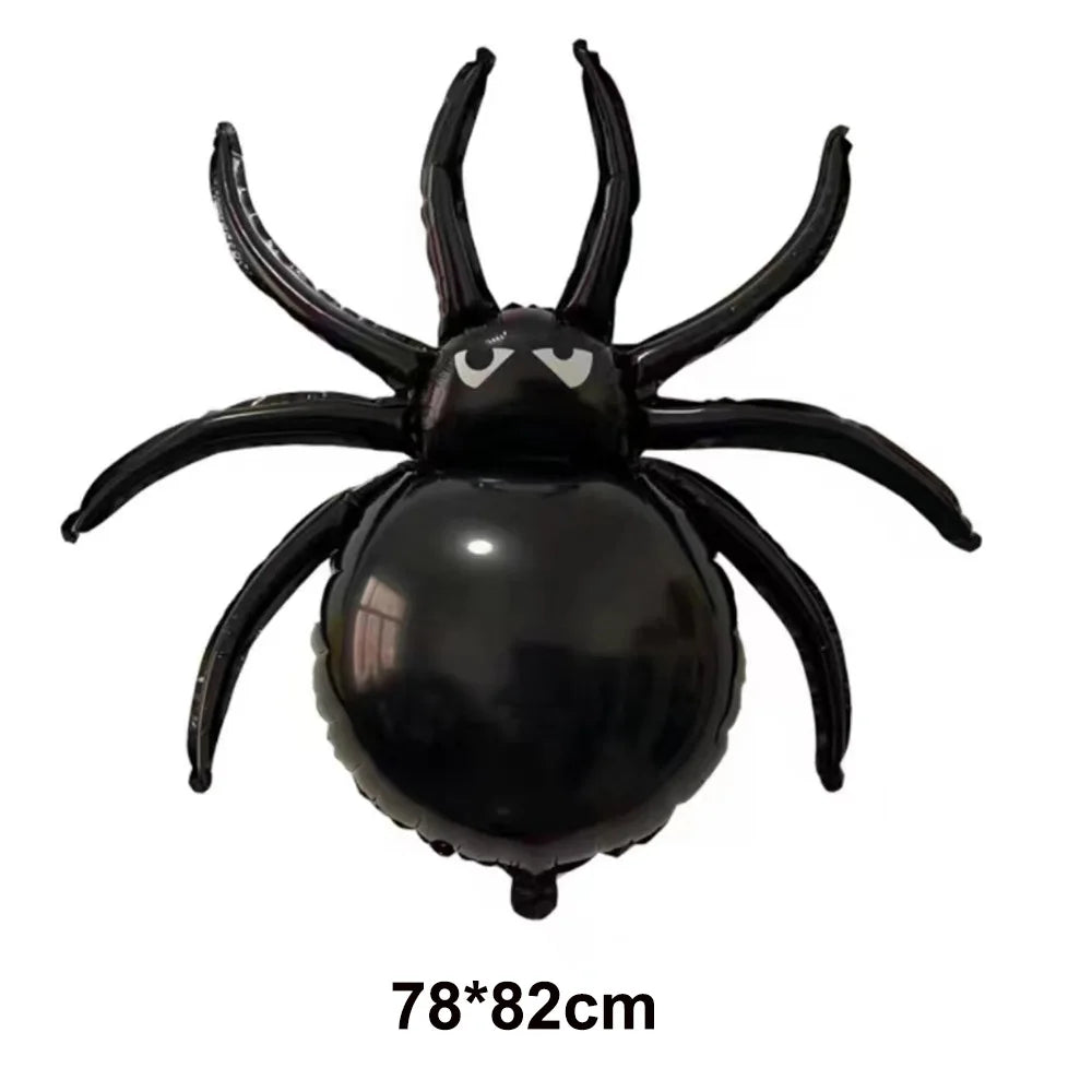 Halloween Standing Foil Balloons – Haunted House, Skull, Witch & Coffin Mylar Decorations
