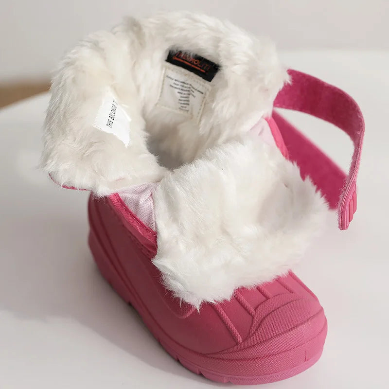 Toddler Animal Snow Boots – Plush-Lined Non-Slip Winter Boots