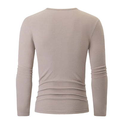 Men's Thermal Base Layer Top – Warm Long-Sleeve Undershirt
