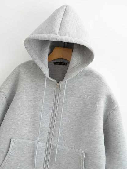 HH Damen Kapuzenjacke mit Reißverschluss und Taschen