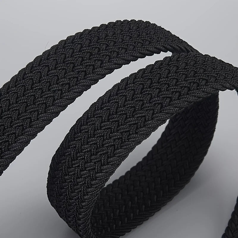 Woven Stretch Belt – Braided Elastic Belt for Men & Women