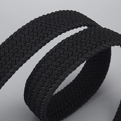 Cinturón elástico tejido – Cinturón elástico trenzado para hombre y mujer