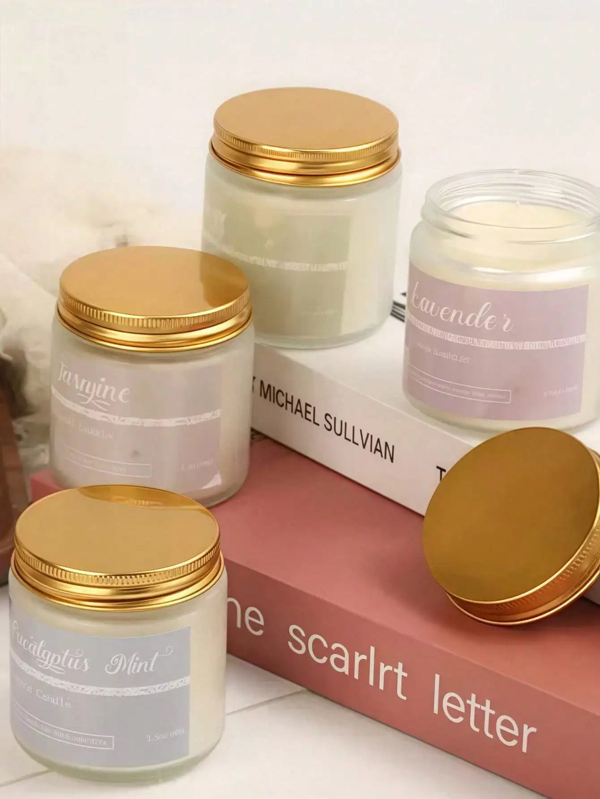 1PC Scented Candles Canned Candles,Long-Lasting Fragrance, With Essential Oil Fragrance,Suitable For Bedroom Bathroom