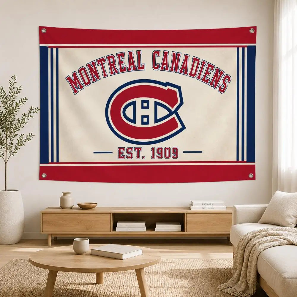 Montreal Canadiens Garden Flag | Indoor & Outdoor Yard Banner for Patio, Porch & Fan Cave