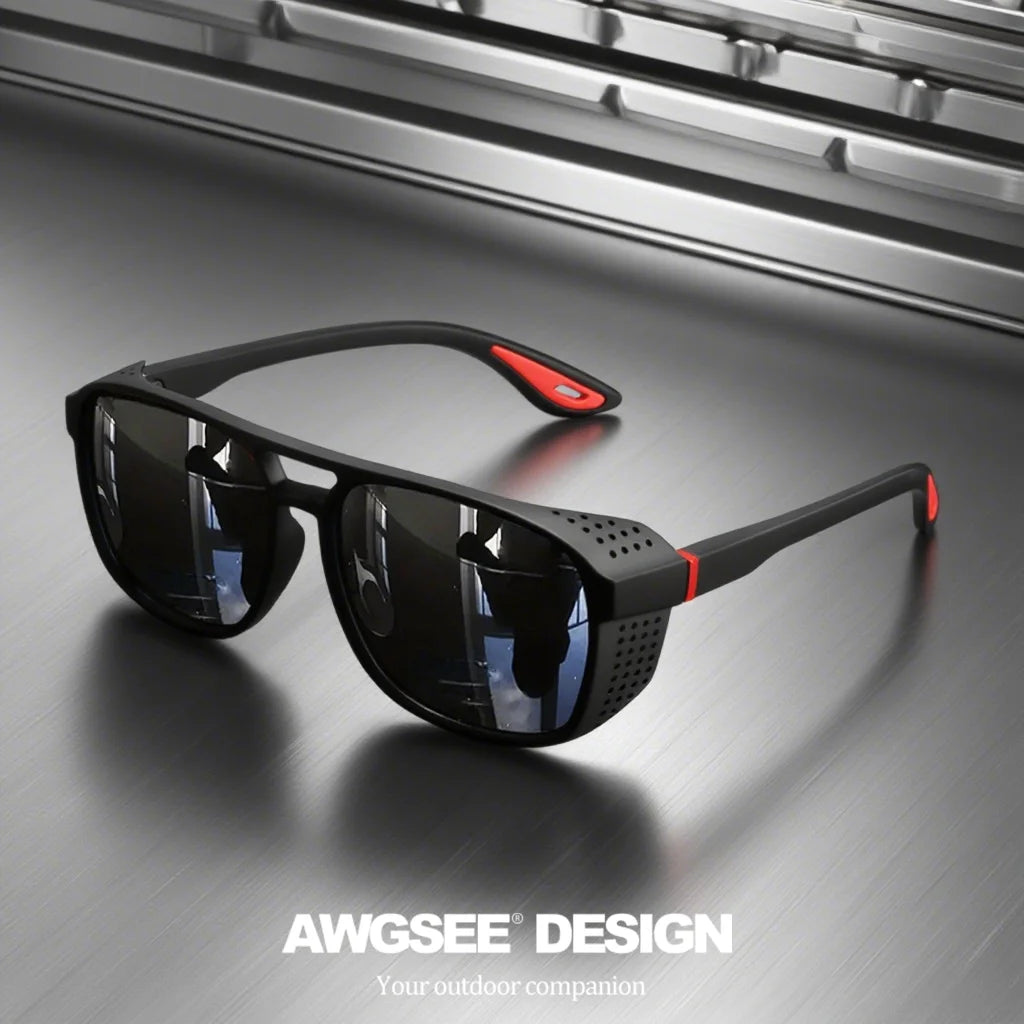 Professional Sports Sunglasses - Polarized Windproof UV400 for Cycling Running Outdoor Enthusiasts UV400