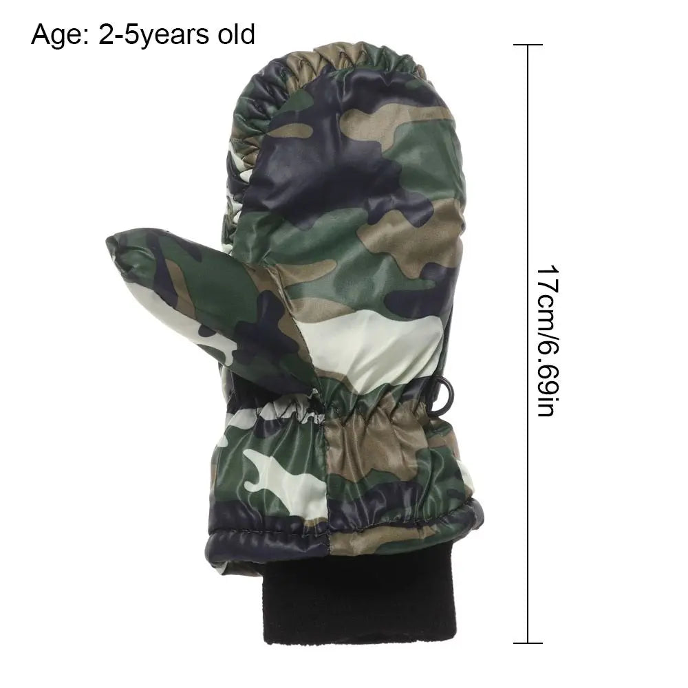 Kids' Ski Mittens – Water-Resistant Snow Mittens, Toddler to Age 13