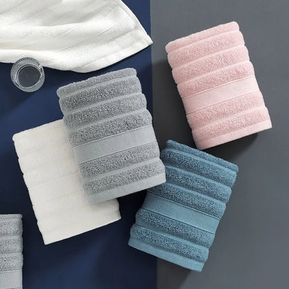 Confezione da 4 salviette da viso in cotone – Morbide salviette da bagno 34 × 34 cm