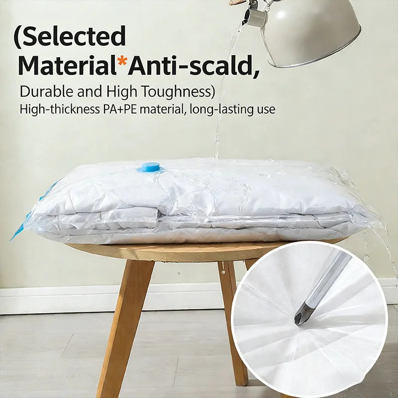 Vacuum Storage Bags 5-Pack | Space Saver Bags for Clothes, Duvets & Bedding, M & L Sizes