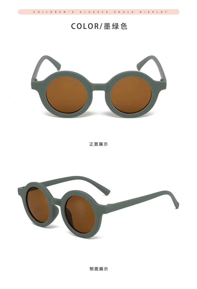 Kids' Round Sunglasses – Toddler & Child Sun Shades, Ages 1–7